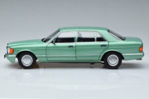 Mercedes 560 SEL W126 Šviesiai Žalias Norev 1:18 183469 Metalas - nuotrauka 4 iš 7
