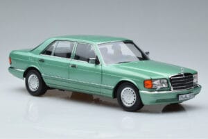Mercedes 560 SEL W126 Šviesiai Žalias Norev 1:18 183469 Metalas - nuotrauka 5 iš 7