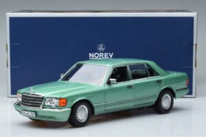 Mercedes 560 SEL W126 Šviesiai Žalias Norev 1:18 183469 Metalas - nuotrauka 7 iš 7