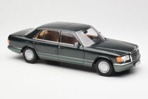 Mercedes 560 SEL W126 Night Žalias Metalinis Dealer Edition Norev 1:18 B66040626 Metalas - nuotrauka 6 iš 8