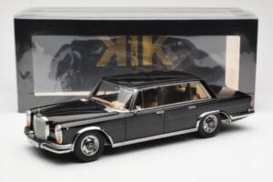 Mercedes 600 SWB W100 Juodas KK-Scale 1:18 180601 Metalas - nuotrauka 6 iš 6