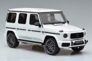 Mercedes AMG G63 Edition 55 W463 Baltas GT Spirit 1:18 GT890 Derva - nuotrauka 4 iš 6