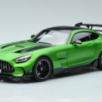 Mercedes AMG GT C190 Black Series Žalias Hell Magno Riboto Tiražo Norev 1:18 183903 Metalas