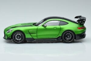 Mercedes AMG GT C190 Black Series Žalias Hell Magno Riboto Tiražo Norev 1:18 183903 Metalas - nuotrauka 4 iš 7