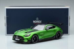 Mercedes AMG GT C190 Black Series Žalias Hell Magno Riboto Tiražo Norev 1:18 183903 Metalas - nuotrauka 7 iš 7