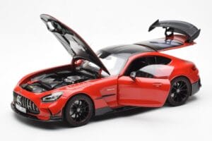 Mercedes AMG GT Black Series Raudonas Asia Exclusive Norev 1:18 183906 Metalas - nuotrauka 2 iš 8