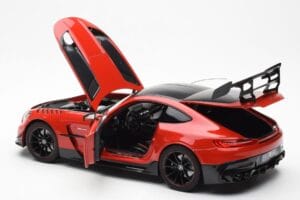 Mercedes AMG GT Black Series Raudonas Asia Exclusive Norev 1:18 183906 Metalas - nuotrauka 5 iš 8