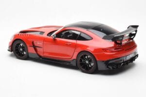 Mercedes AMG GT Black Series Raudonas Asia Exclusive Norev 1:18 183906 Metalas - nuotrauka 7 iš 8