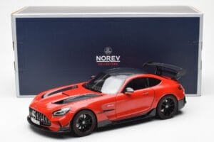 Mercedes AMG GT Black Series Raudonas Asia Exclusive Norev 1:18 183906 Metalas - nuotrauka 8 iš 8