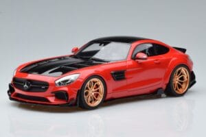 Mercedes AMG GT Prior Design C190 Raudonas GT Spirit 1:18 ZM104 Derva