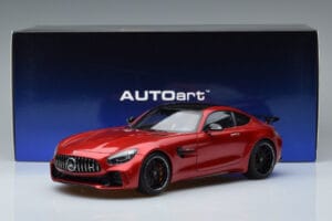 Mercedes AMG GT R C190 Kardinolo Raudona AUTOart 1:18 76331 Metalas - nuotrauka 7 iš 7