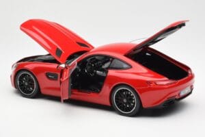 Mercedes AMG GT C190 Raudonas Norev 1:18 183496 Metalas - nuotrauka 5 iš 8
