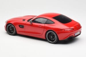 Mercedes AMG GT C190 Raudonas Norev 1:18 183496 Metalas - nuotrauka 7 iš 8