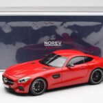 Mercedes AMG GT C190 Raudonas Norev 1:18 - image 8 of 8