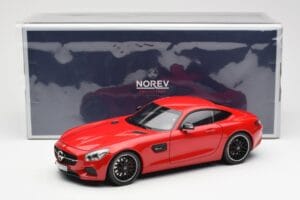 Mercedes AMG GT C190 Raudonas Norev 1:18 183496 Metalas - nuotrauka 8 iš 8