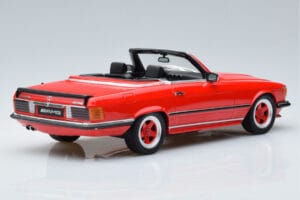 Mercedes AMG SL500 R107 Raudonas Otto 1:18 OT962 Derva - nuotrauka 2 iš 6