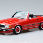 Mercedes AMG SL500 R107 Raudonas Otto 1:18