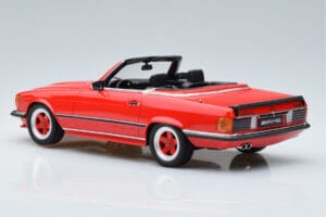 Mercedes AMG SL500 R107 Raudonas Otto 1:18 OT962 Derva - nuotrauka 5 iš 6