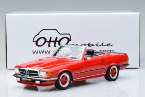Mercedes AMG SL500 R107 Raudonas Otto 1:18 OT962 Derva - nuotrauka 6 iš 6