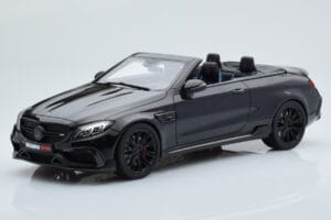 Mercedes Brabus 650 Kabrioletas Juodas GT Spirit 1:18
