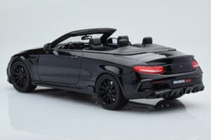 Mercedes Brabus 650 Kabrioletas Juodas GT Spirit 1:18 GT206 Derva - nuotrauka 5 iš 6