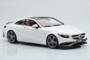 Mercedes Brabus 900 S-Class C222 Coupe Polar Baltas GT Spirit 1:18 GT747 Derva - nuotrauka 4 iš 6