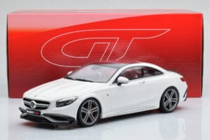 Mercedes Brabus 900 S-Class C222 Coupe Polar Baltas GT Spirit 1:18 GT747 Derva - nuotrauka 6 iš 6