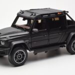 Mercedes Brabus G800 W463 Adventure XLP Night Juodas Magno Almost Real 1:18