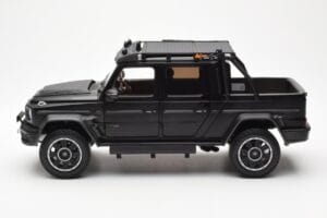 Mercedes Brabus G800 W463 Adventure XLP Night Juodas Magno Almost Real 1:18 860525 Metalas - nuotrauka 4 iš 8