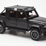 Mercedes Brabus G800 W463 Adventure XLP Night Juodas Magno Almost Real 1:18 - image 6 of 8