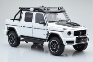 Mercedes Brabus G800 W464 Adventure XLP Polar Baltas Almost Real 1:18 860524 Metalas - nuotrauka 6 iš 8