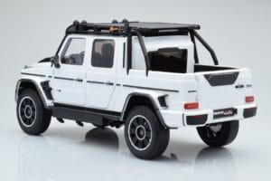 Mercedes Brabus G800 W464 Adventure XLP Polar Baltas Almost Real 1:18 860524 Metalas - nuotrauka 7 iš 8