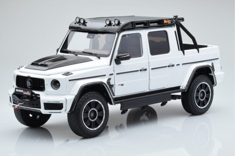 Mercedes Brabus G800 W464 Adventure XLP Polar Baltas Almost Real 1:18 860524