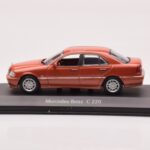 Mercedes C-Class W202 C220 Oranžinis Metalinis Dealer Edition Minichamps 1:43