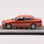 Mercedes C-Class W202 C240 Oranžinis Metalinis Minichamps 1:43