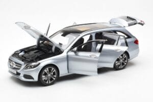 Mercedes C-Class W205 T-Model Sidabrinė Asia Exclusive Norev 1:18 183865 Metalas - nuotrauka 2 iš 8