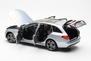 Mercedes C-Class W205 T-Model Sidabrinė Asia Exclusive Norev 1:18 183865 Metalas - nuotrauka 5 iš 8