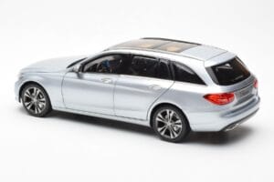 Mercedes C-Class W205 T-Model Sidabrinė Asia Exclusive Norev 1:18 183865 Metalas - nuotrauka 7 iš 8