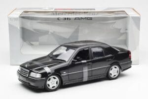 Mercedes C-Class W202 C36 AMG Juodas Metalinis UT Models 1:18 26102 Metalas - nuotrauka 6 iš 6