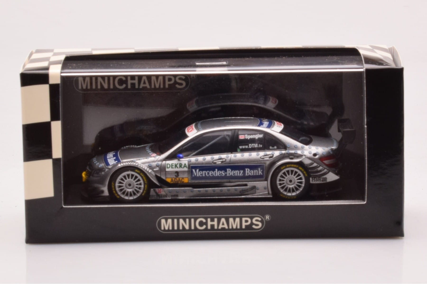 Mercedes C-Class W204 DTM Team AMG Mercedes #3 B. Spengler DTM 2008 Minichamps 1:43 400083803 Metalas - nuotrauka 4 iš 4