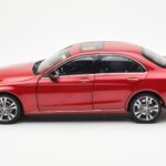 Mercedes C-Class W205 Raudonas Metallic Asia Exclusive Norev 1:18 - image 4 of 8