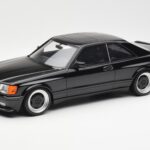 Mercedes 560 SEC C126 AMG Widebody Juodas Otto 1:18