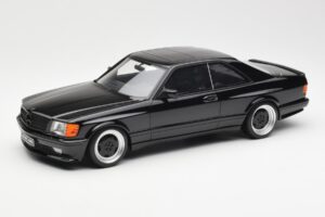 Mercedes 560 SEC C126 AMG Widebody Juodas Otto 1:18