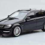 Mercedes C63 AMG S204 T-Model Juodas GT Spirit 1:18