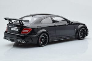 Mercedes C63 AMG W204 Black Series Juodas GT Spirit 1:18 ZM019 Derva - nuotrauka 2 iš 7