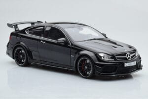 Mercedes C63 AMG W204 Black Series Juodas GT Spirit 1:18 ZM019 Derva - nuotrauka 4 iš 7