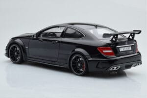 Mercedes C63 AMG W204 Black Series Juodas GT Spirit 1:18 ZM019 Derva - nuotrauka 5 iš 7