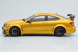 Mercedes C63 AMG W204 Black Series Auksinis GT Spirit 1:18 GT034 Derva - nuotrauka 3 iš 6