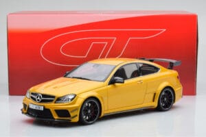 Mercedes C63 AMG W204 Black Series Auksinis GT Spirit 1:18 GT034 Derva - nuotrauka 6 iš 6