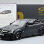 Mercedes C63 AMG W204 Black Series Matinis Juodas GT Spirit 1:18 - image 6 of 6